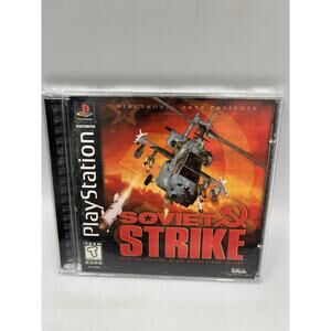 Soviet Strike (Sony PlayStation 1, 1996) Tested CIB